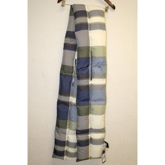 Adidas Blue and Green Checkered Scarf - Picture 1 of 12